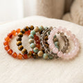 Vintage-Style Natural Stone Mixed Strand - Energy & Alignment Collection