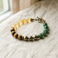 Vintage-Style Natural Stone Mixed Strand - Roll in Wealth & Prosperity Flow
