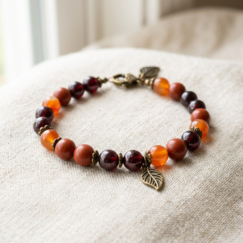 Vintage-Style Natural Stone Mixed Strand - Energy & Passion Recharge