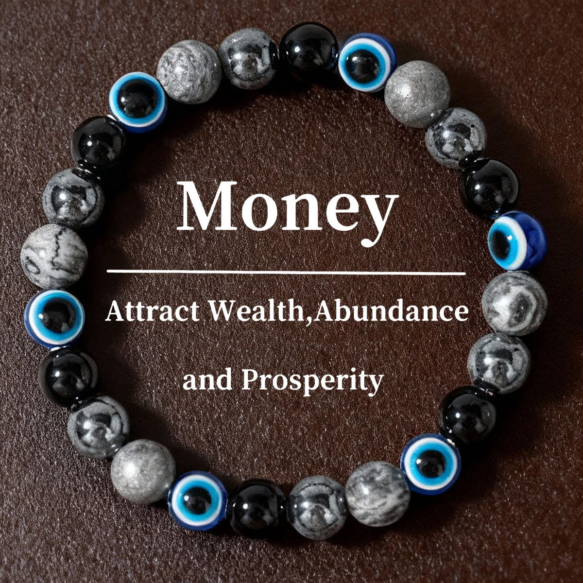 Abundance Magnet: Sodalite & Gold Pyrite Wealth Attraction Bracelet