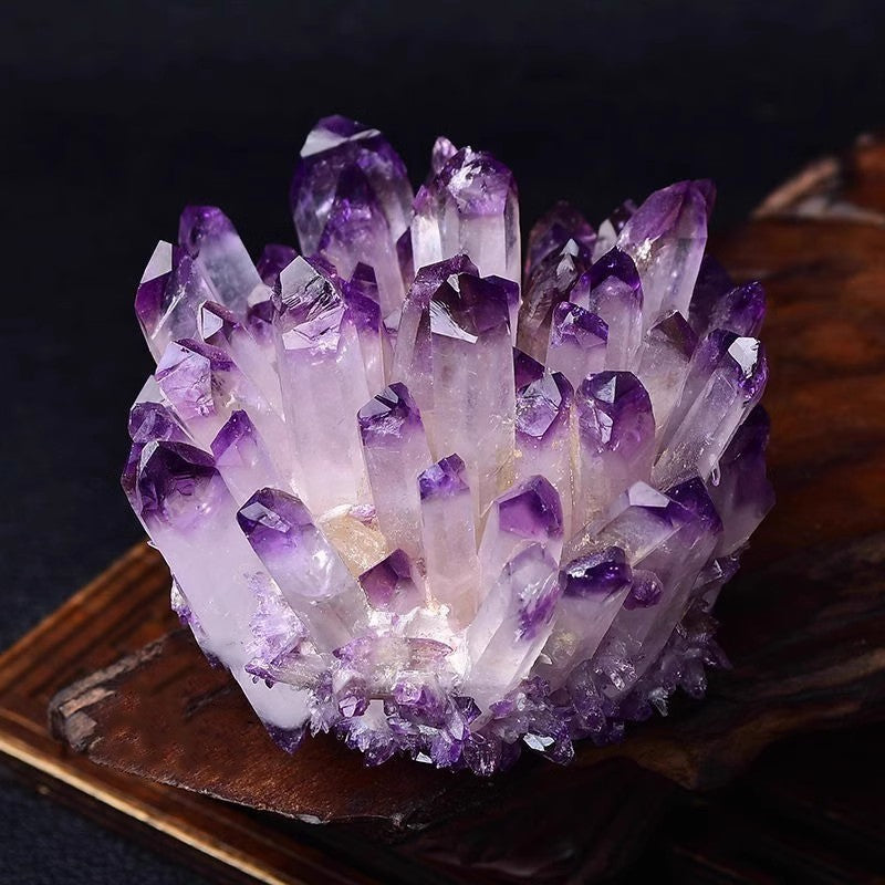 Aura Grounding Smoky Quartz Cluster — Raw Geode Altar Anchor